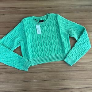 Nasty Gal Cable Sweater M NWT